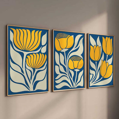 Botanical  Wall Art Paintings for Living Room Bedroom