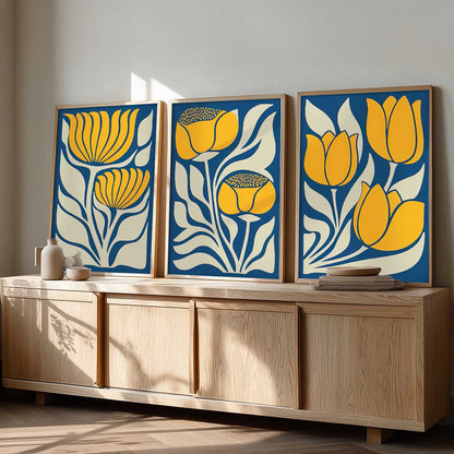 Botanical  Wall Art Paintings for Living Room Bedroom