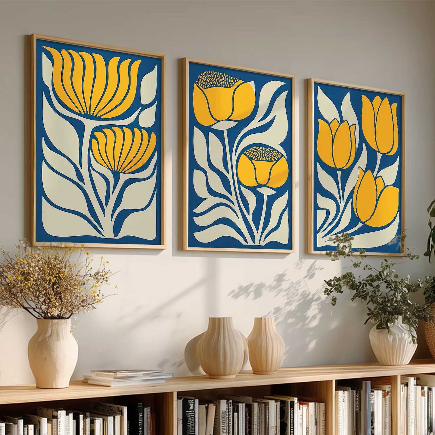 Botanical  Wall Art Paintings for Living Room Bedroom