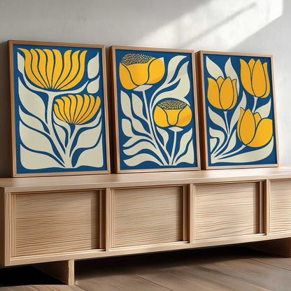 Botanical  Wall Art Paintings for Living Room Bedroom