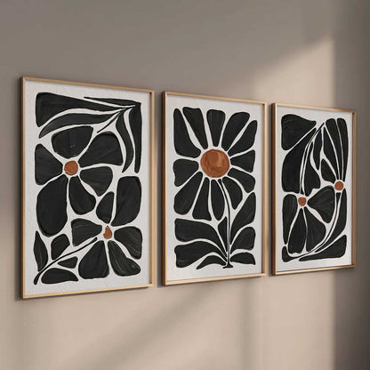 Abstract Botanical  Wall Art Paintings for Living Room Bedroom