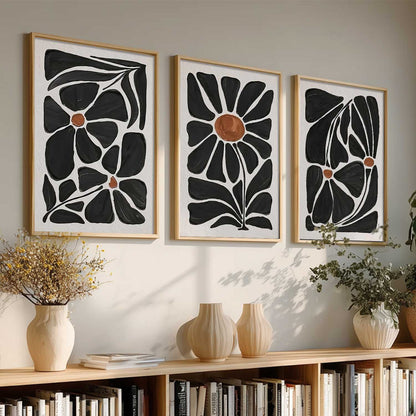 Abstract Botanical  Wall Art Paintings for Living Room Bedroom