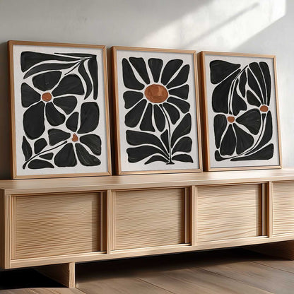 Abstract Botanical  Wall Art Paintings for Living Room Bedroom