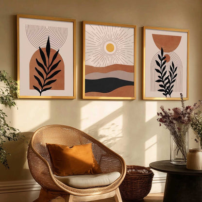 Boho Wall Art Paintings for Living Room Bedroom
