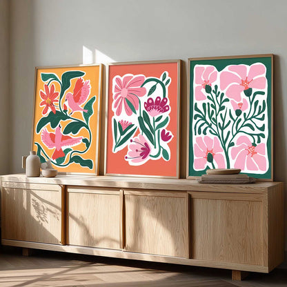 Boho Wall Art Paintings for Living Room Bedroom