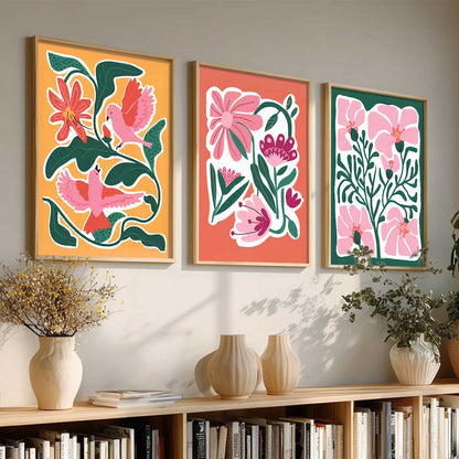 Boho Wall Art Paintings for Living Room Bedroom