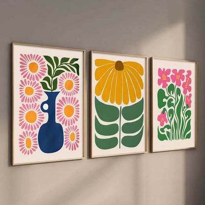 Boho Wall Art Paintings for Living Room Bedroom