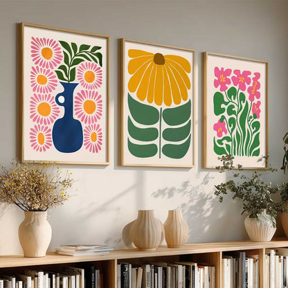 Boho Wall Art Paintings for Living Room Bedroom