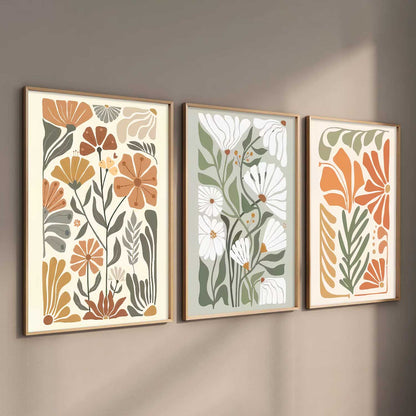 Boho Wall Art Paintings for Living Room Bedroom