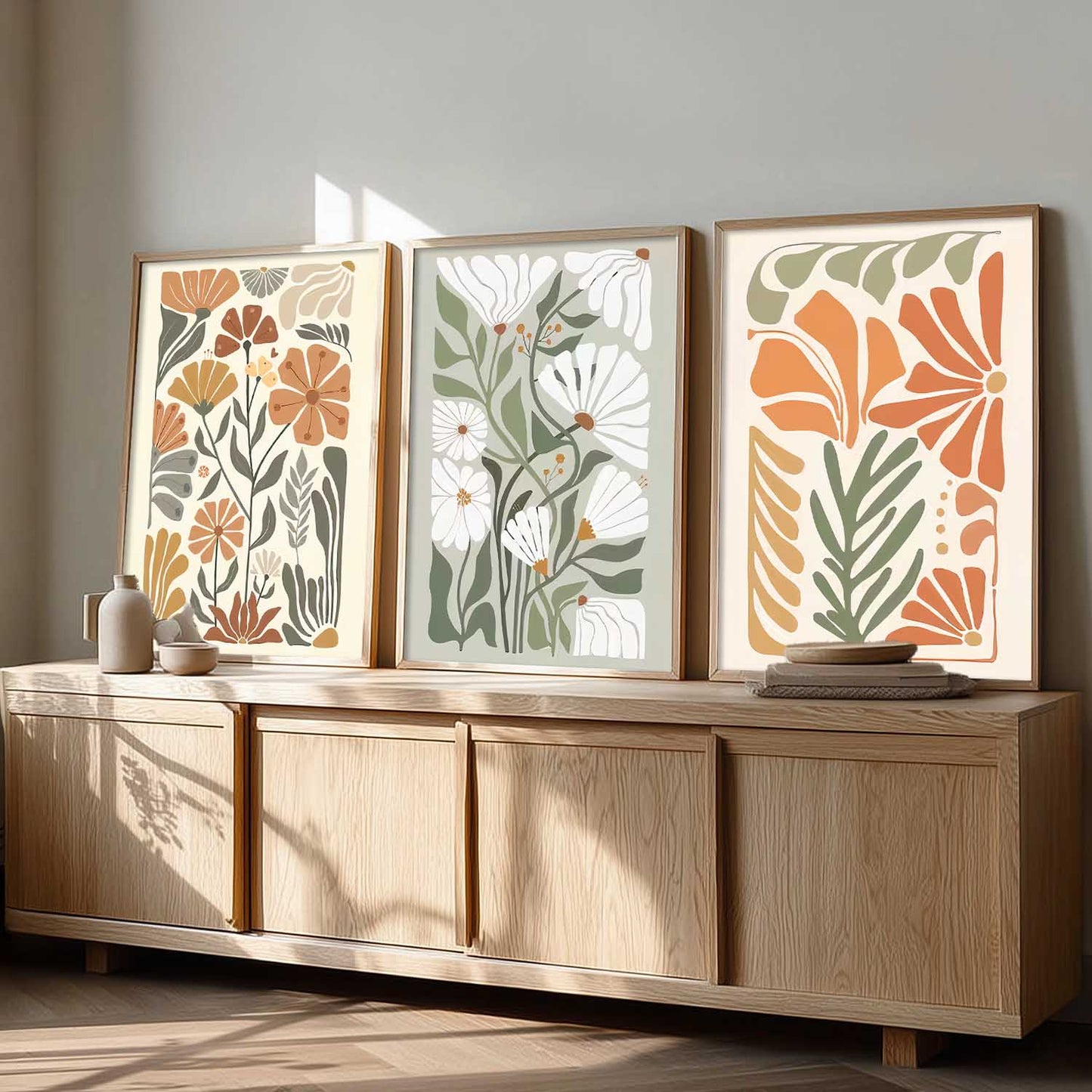 Boho Wall Art Paintings for Living Room Bedroom