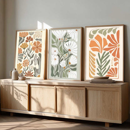 Boho Wall Art Paintings for Living Room Bedroom