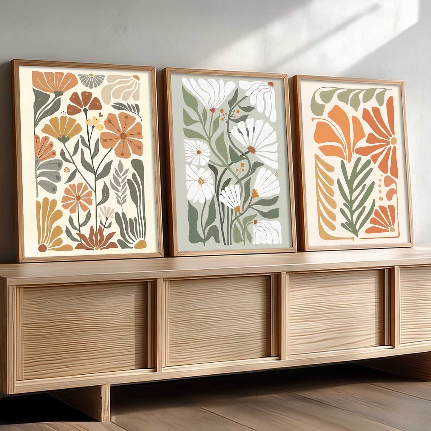 Boho Wall Art Paintings for Living Room Bedroom