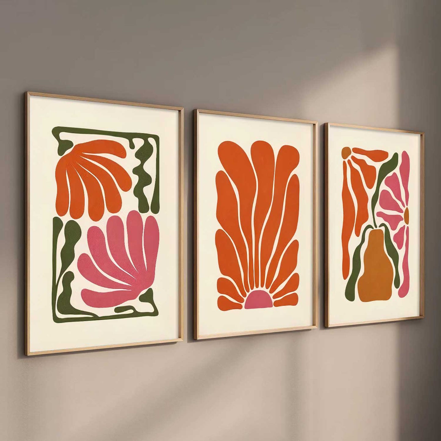 Boho Wall Art Paintings for Living Room Bedroom