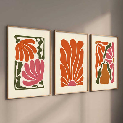 Boho Wall Art Paintings for Living Room Bedroom