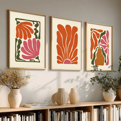 Boho Wall Art Paintings for Living Room Bedroom