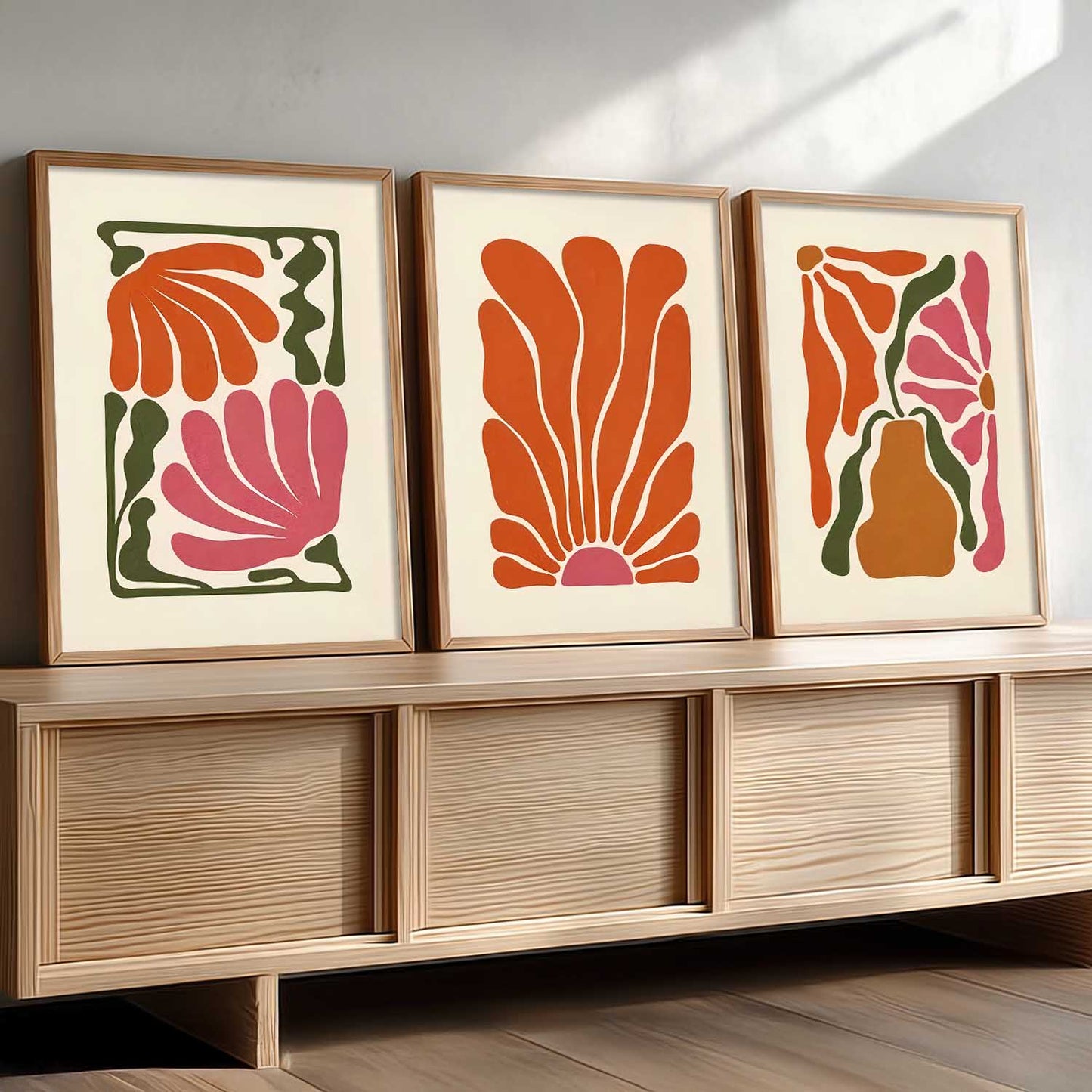 Boho Wall Art Paintings for Living Room Bedroom