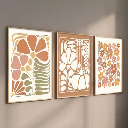 Boho Wall Art Paintings for Living Room Bedroom