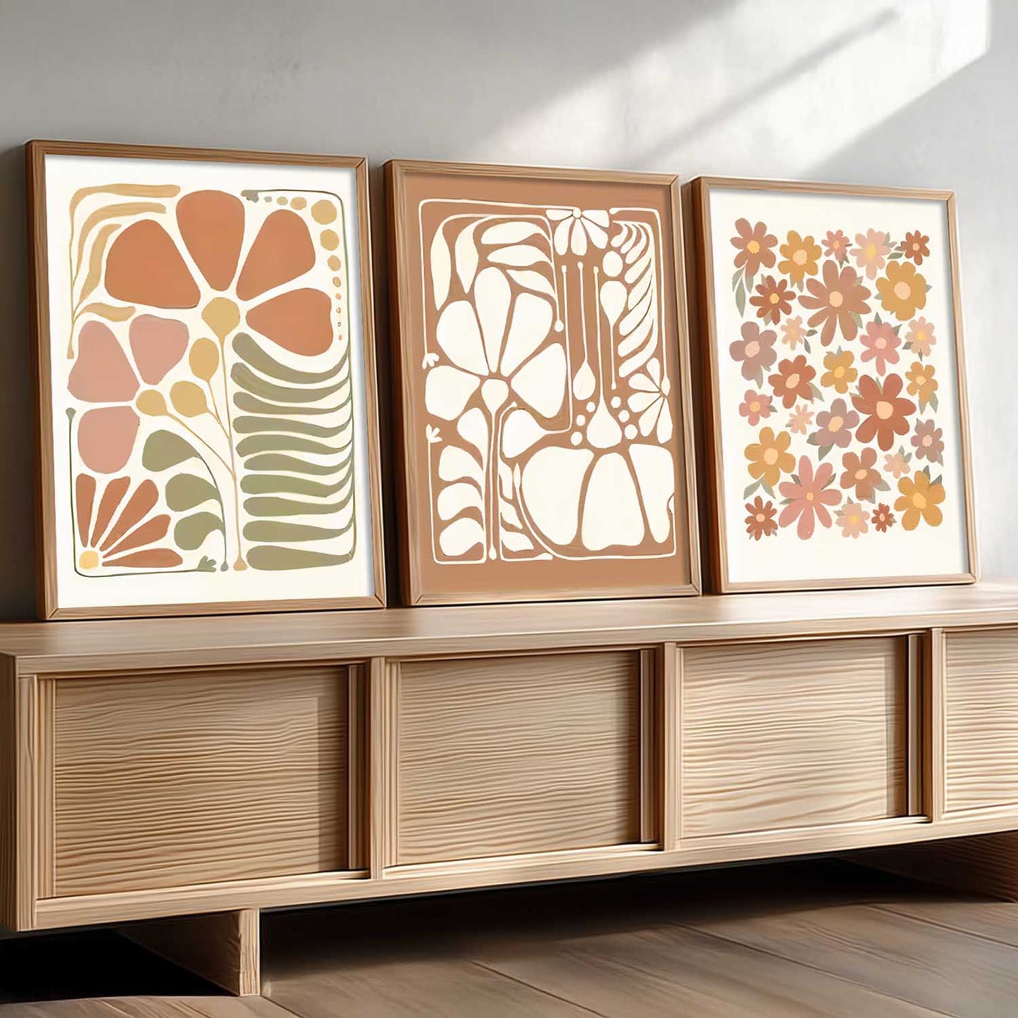 Boho Wall Art Paintings for Living Room Bedroom