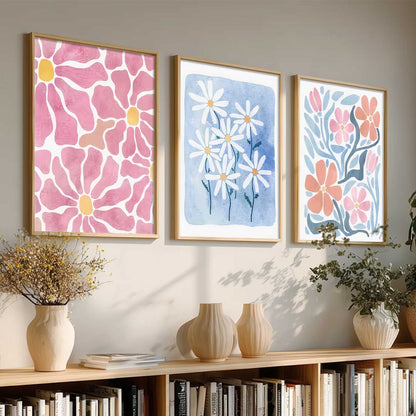 Boho Wall Art Paintings for Living Room Bedroom