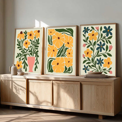 Boho Wall Art Paintings for Living Room Bedroom