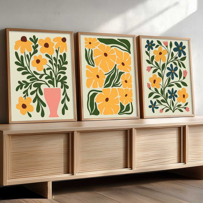 Boho Wall Art Paintings for Living Room Bedroom