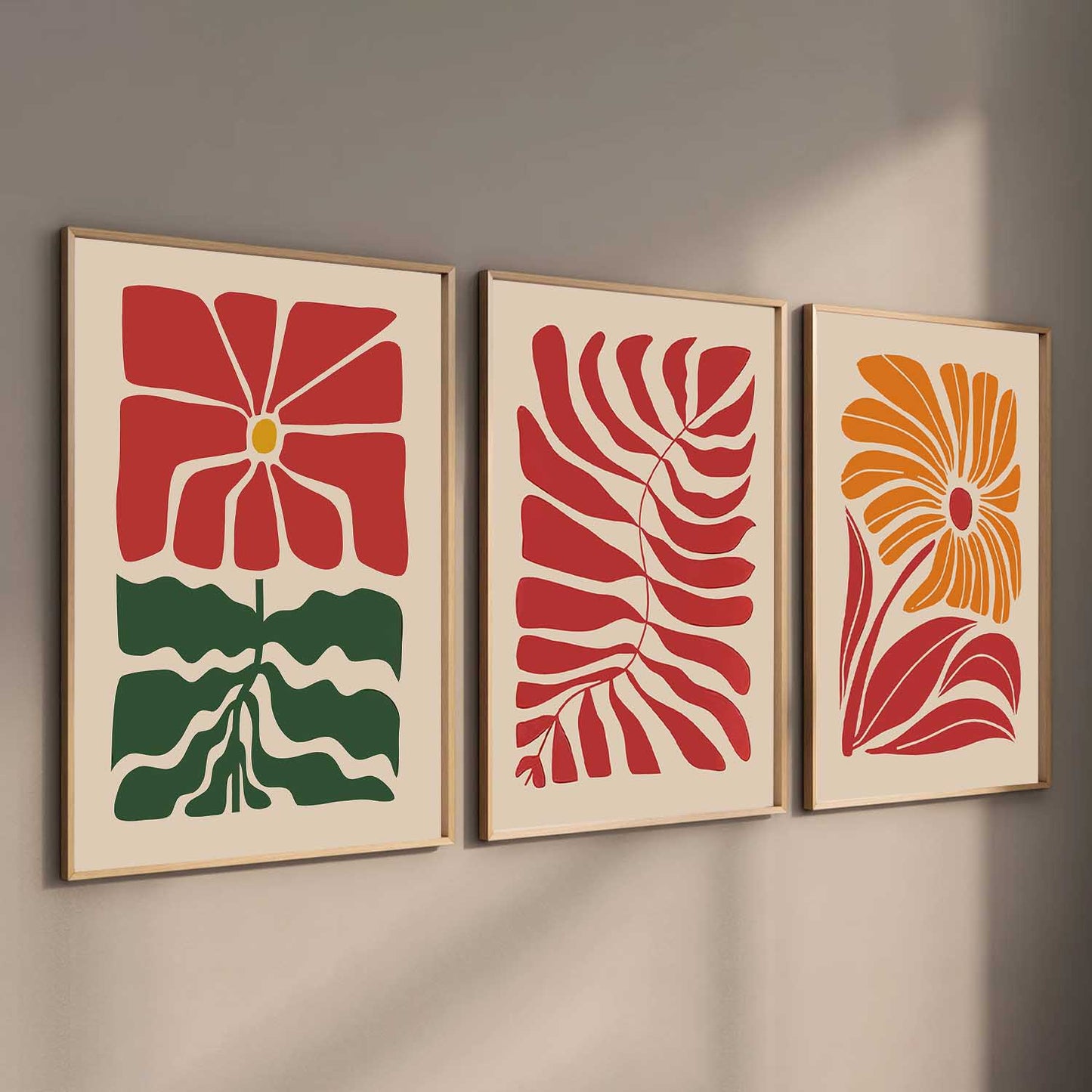 Boho Wall Art Paintings for Living Room Bedroom