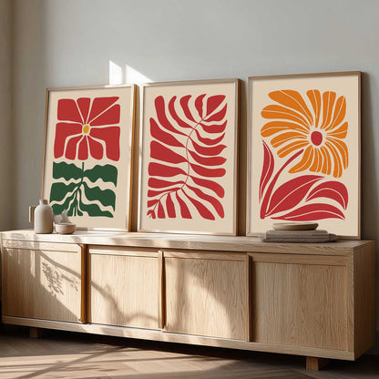 Boho Wall Art Paintings for Living Room Bedroom