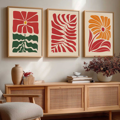 Boho Wall Art Paintings for Living Room Bedroom