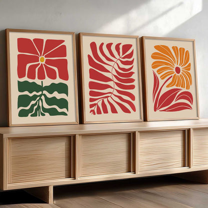 Boho Wall Art Paintings for Living Room Bedroom