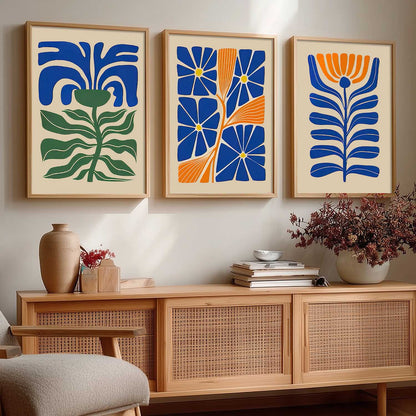 Boho Wall Art Paintings for Living Room Bedroom