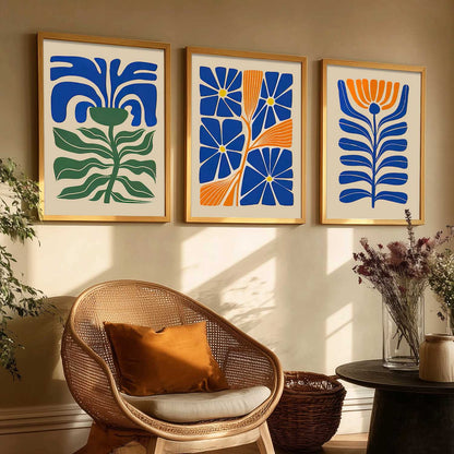 Boho Wall Art Paintings for Living Room Bedroom