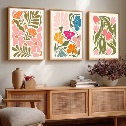 Boho Wall Art Paintings for Living Room Bedroom