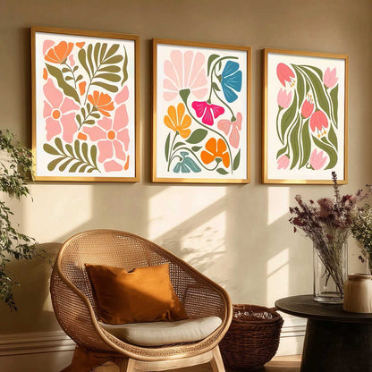 Boho Wall Art Paintings for Living Room Bedroom