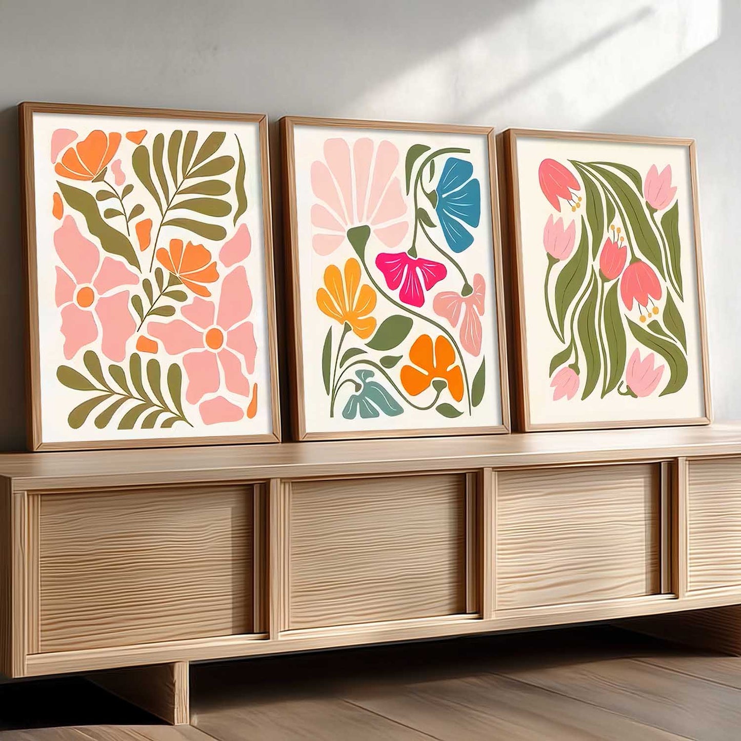 Boho Wall Art Paintings for Living Room Bedroom