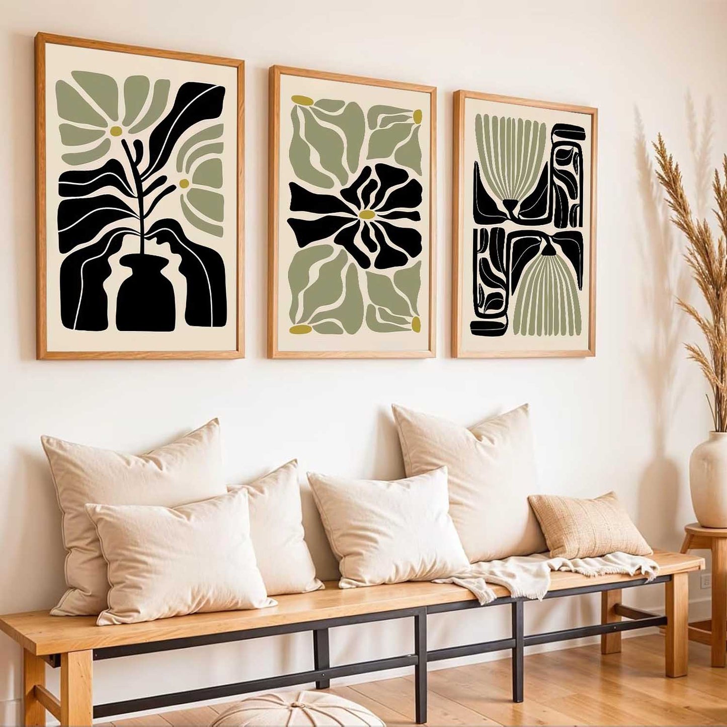 Boho Wall Art Paintings for Living Room Bedroom