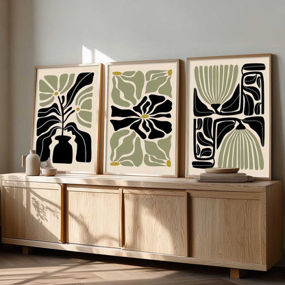 Boho Wall Art Paintings for Living Room Bedroom