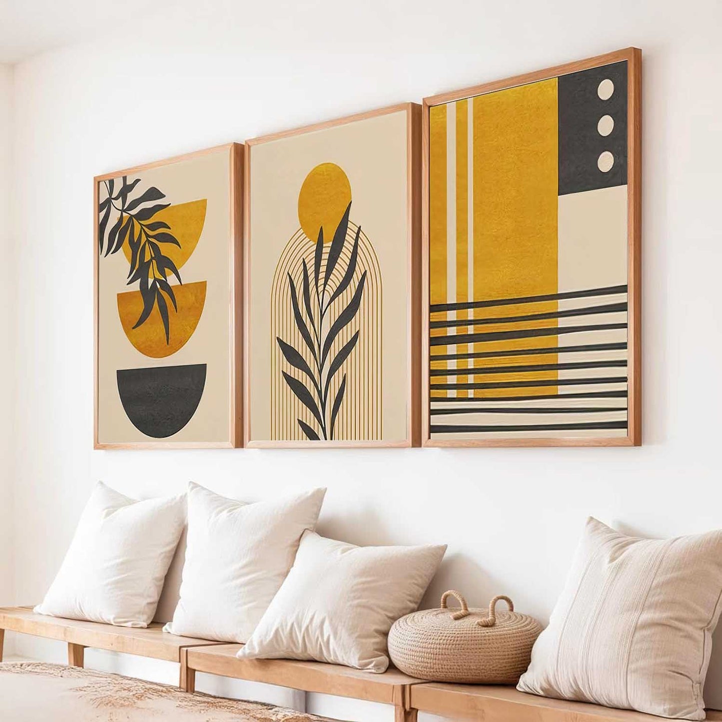 Boho Wall Art Paintings for Living Room Bedroom