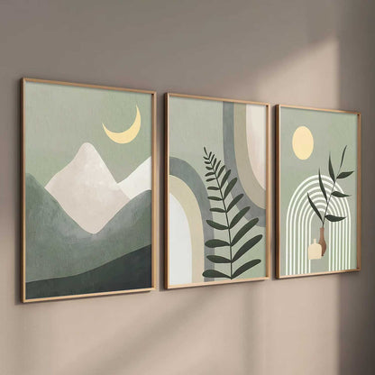 Boho Wall Art Paintings for Living Room Bedroom