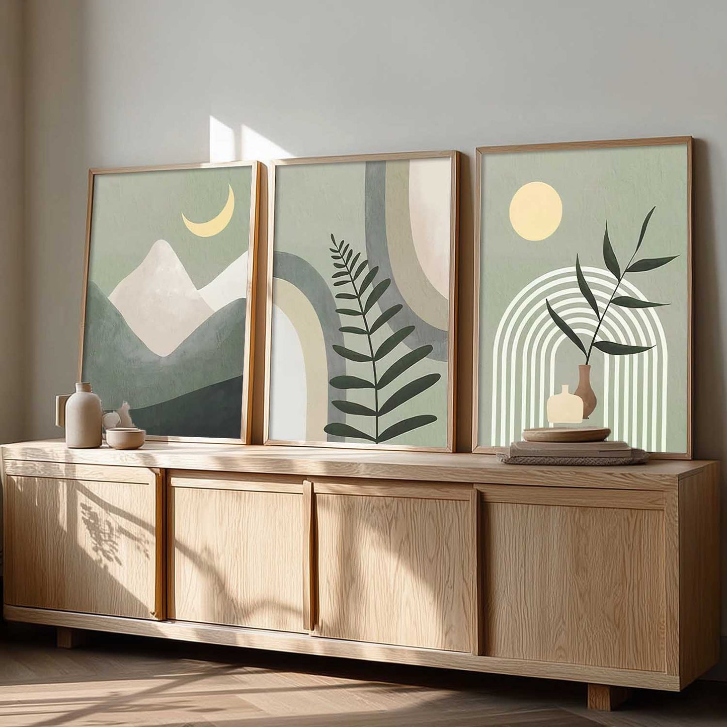 Boho Wall Art Paintings for Living Room Bedroom