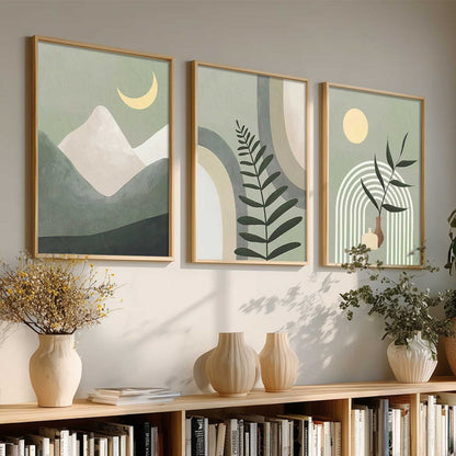 Boho Wall Art Paintings for Living Room Bedroom