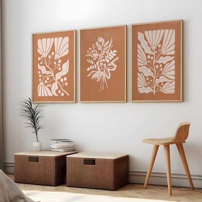 Boho Wall Art Paintings for Living Room Bedroom