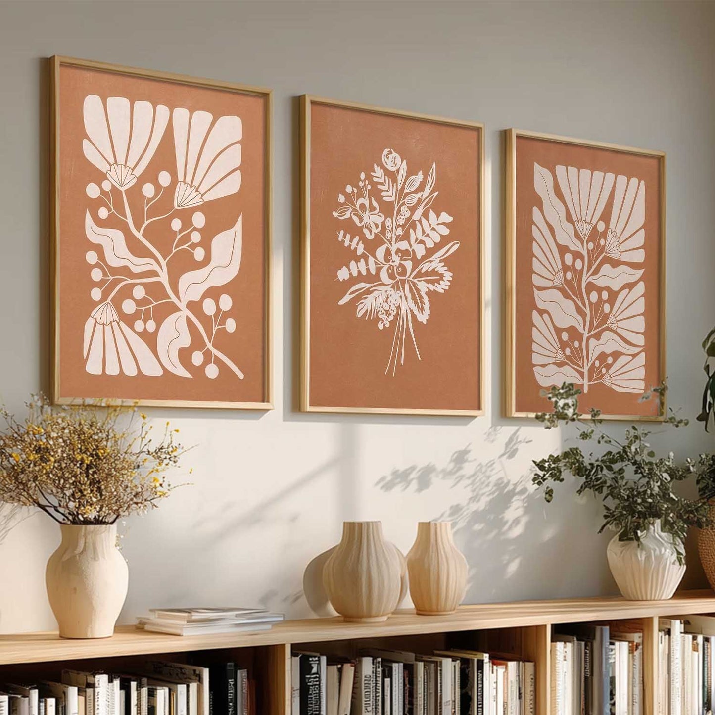 Boho Wall Art Paintings for Living Room Bedroom