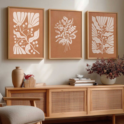 Boho Wall Art Paintings for Living Room Bedroom