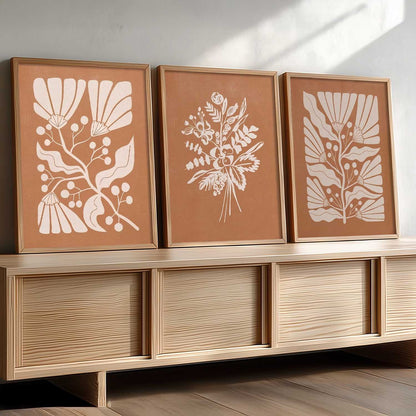 Boho Wall Art Paintings for Living Room Bedroom