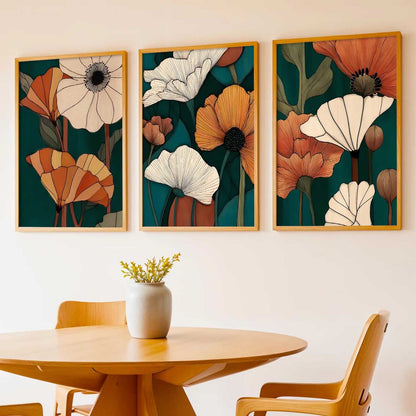 Boho Wall Art Paintings for Living Room Bedroom