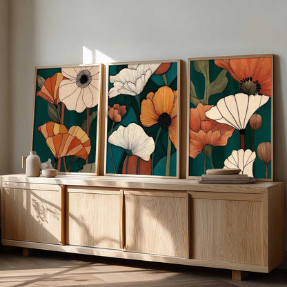 Boho Wall Art Paintings for Living Room Bedroom