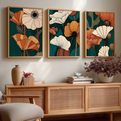 Boho Wall Art Paintings for Living Room Bedroom