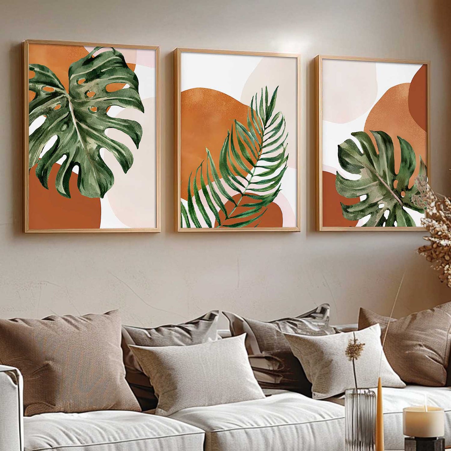Aesthetic Nature inspired Wall Art Home Decor Painting | Nature Art Poster With Frame For Living Room Bed Room Hotel Wall Decor Digital Reprint