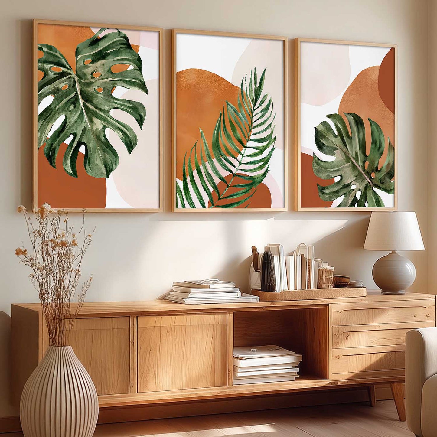 Aesthetic Nature inspired Wall Art Home Decor Painting | Nature Art Poster With Frame For Living Room Bed Room Hotel Wall Decor Digital Reprint