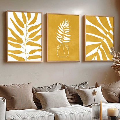 Aesthetic Abstract Floral Art Home Decoration | Boho Floral Paintings With Frame For Living Room Bed Room Hotel Wall Decor Digital Reprint